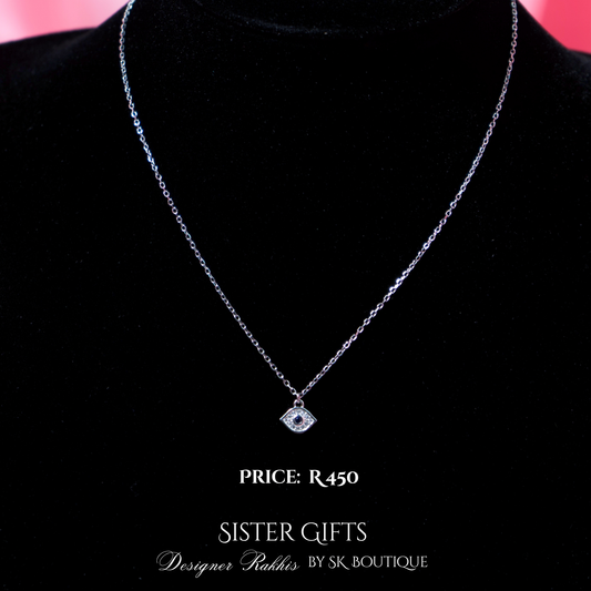 Minature Evil Eye 925 Sterling Silver Set