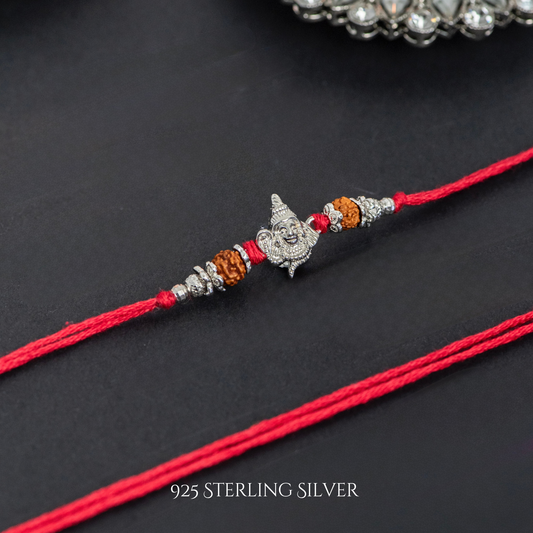 Shiv 925 Sterling Silver Designer Laxmi String