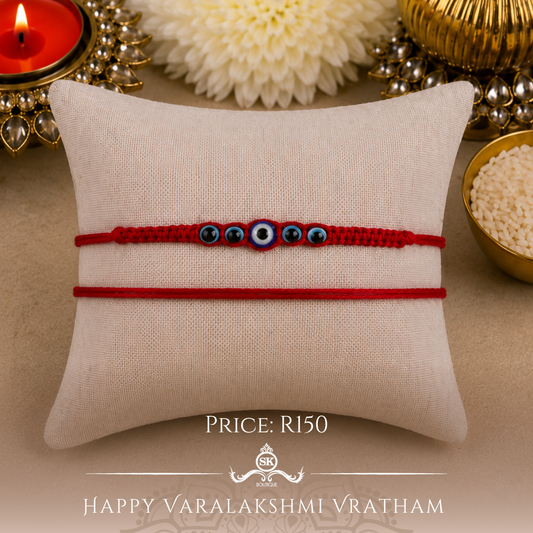Evil Eye Knotted Designer Laxmi String