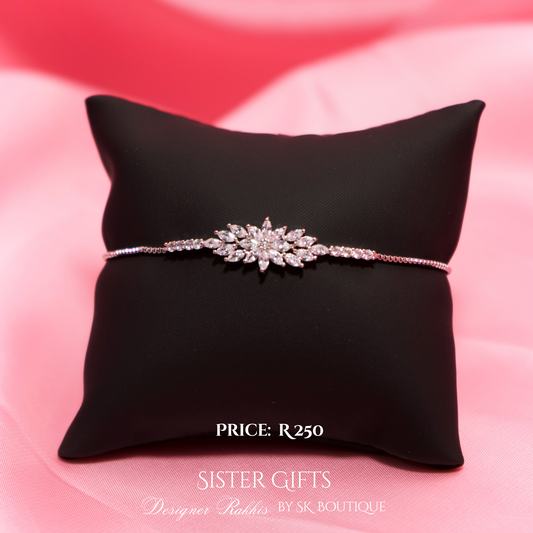 Cluster Flower Bolo Bracelet