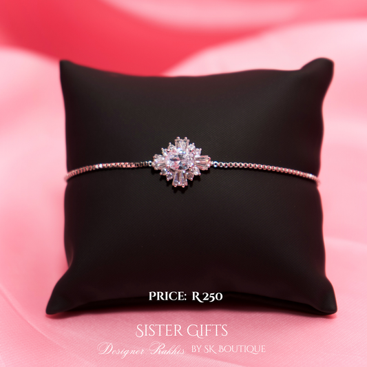 Cluster Flower Bolo Bracelet