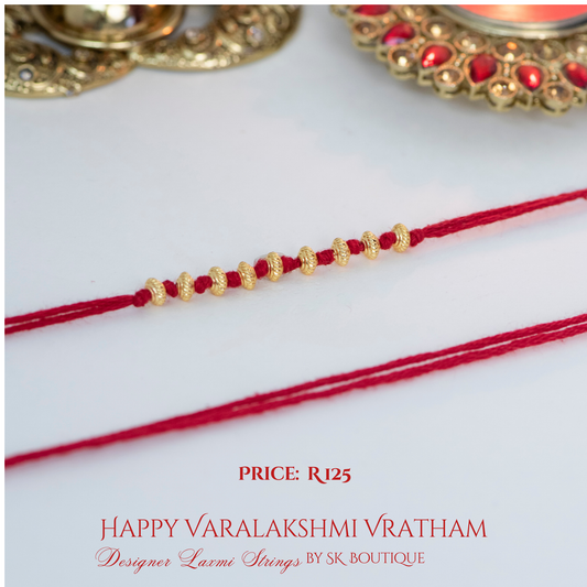 9 Beaded Spaced Designer Laxmi String