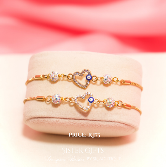 Heart with Evil Eye Balo Bracelet