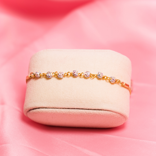 Large Rainbow Swarovski Bolo Bracelet