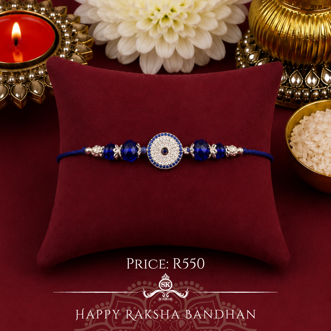 Evil Eye 925 Sterling Silver Designer Rakhi