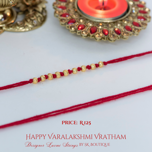 9 Beaded Spaced Designer Laxmi String