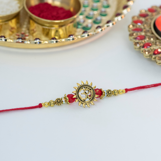 Cutout Aum Designer Rakhi