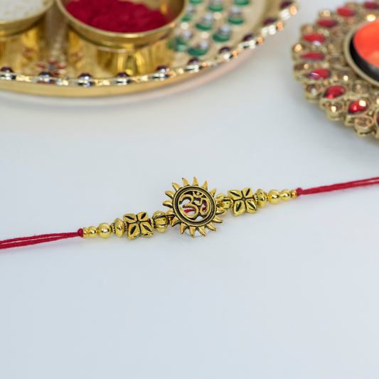 Cutout Aum Designer Rakhi