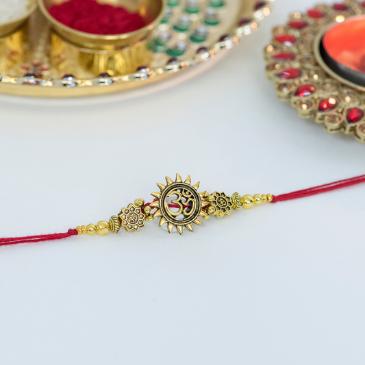 Cutout Aum Designer Rakhi