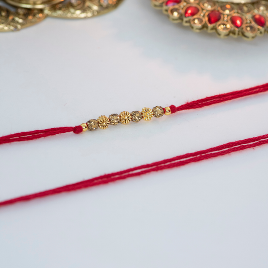 Flower Beaded Designer Laxmi String