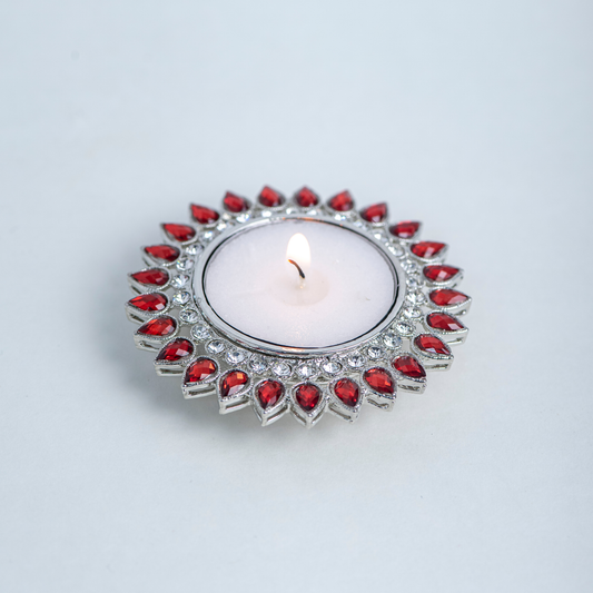 Silver & Gold Simple Diya