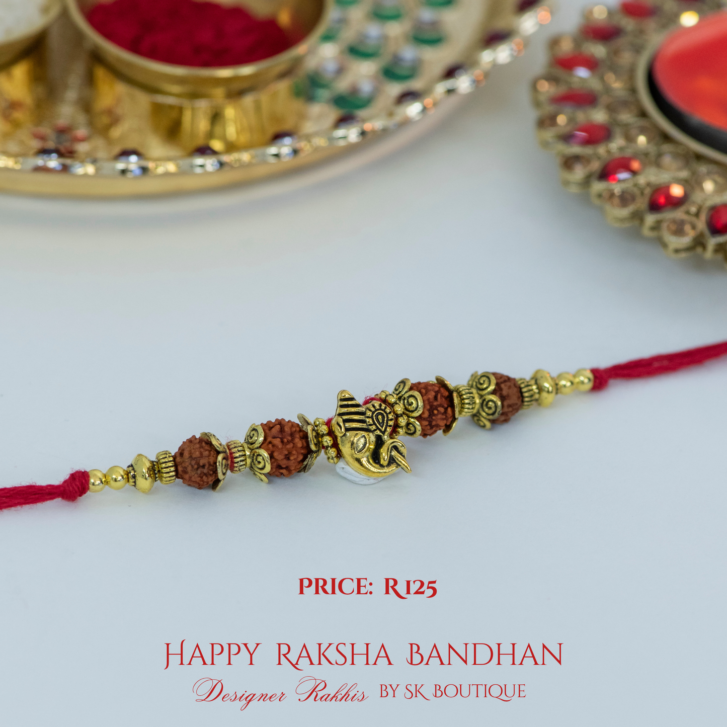 Ganesha with Rudrash Designer Rakhi