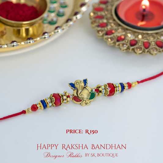 Colourful Ganesha Designer Rakhis