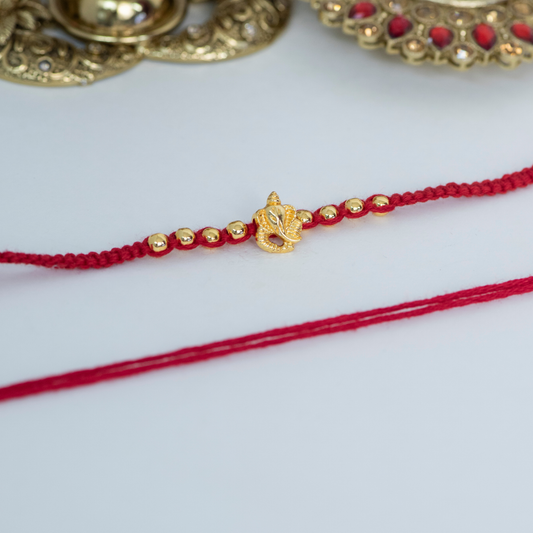 Knotted Ganesha with Elephants Designer Laxmi String