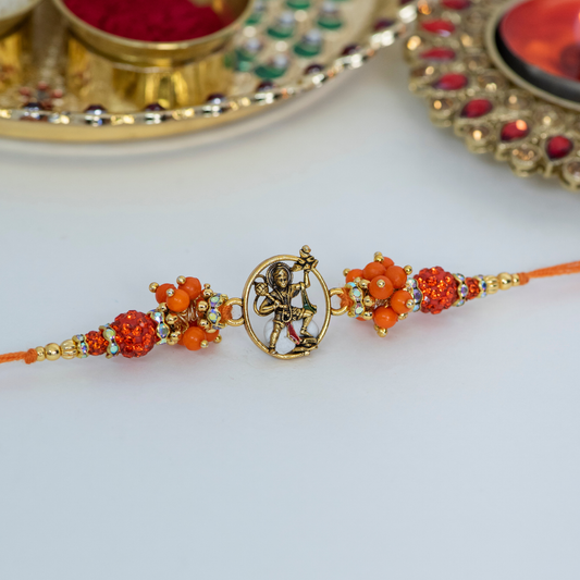 Hanuman with Swarovski Designer Rakhi