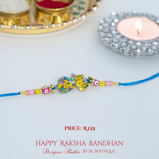 Colourful Cat Designer Rakhi