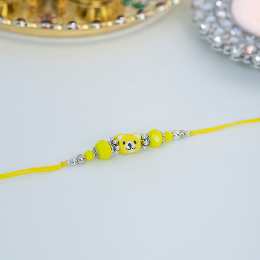 Orange Teddy Designer Rakhi