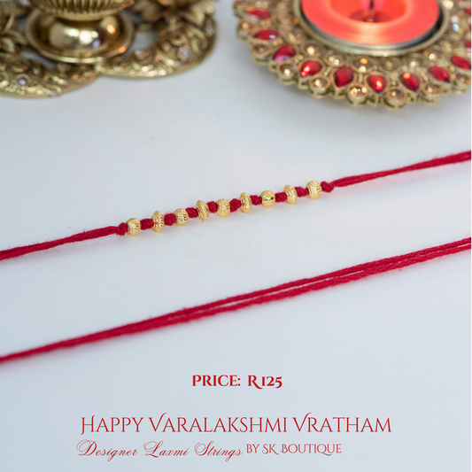 9 Beaded Spaced Designer Laxmi String