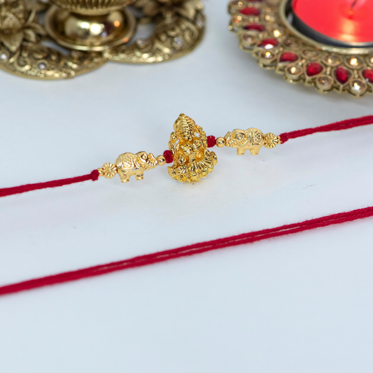 Ma Laxmi with Elephants Designer Laxmi String
