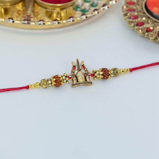 Shivling with Jhumkis Designer Rakhi