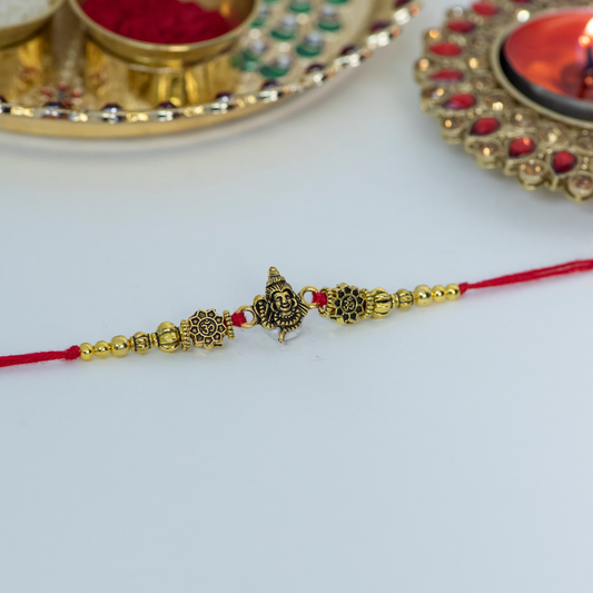 Lord Shiva with Rudraksh Designer Rakhi