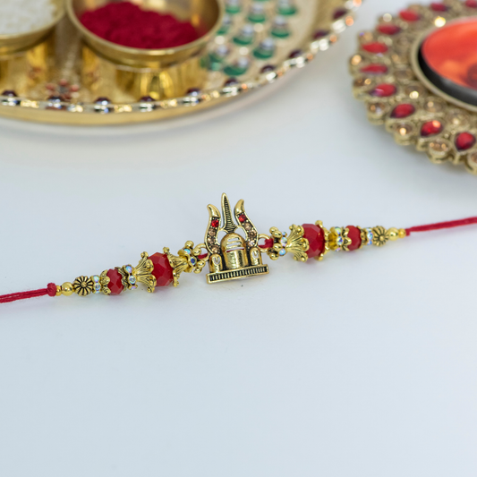Shivling with Rudraksh Designer Rakhi
