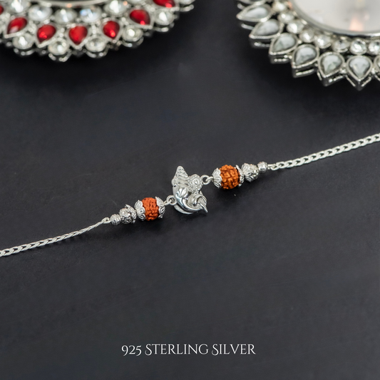 Ganesh 925 Sterling Silver Designer Bracelet