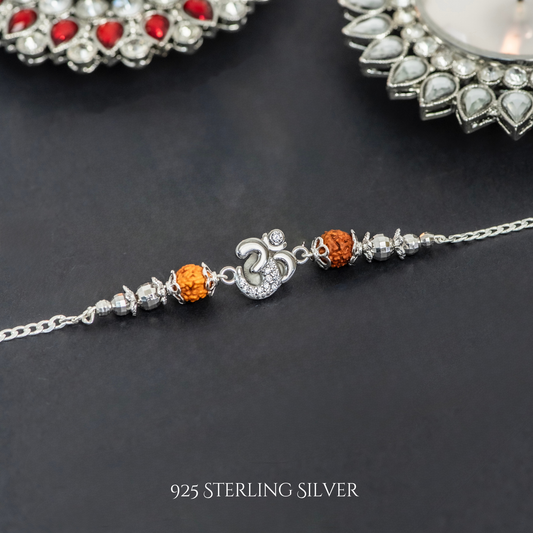 Aum 925 Sterling Silver Designer Bracelet