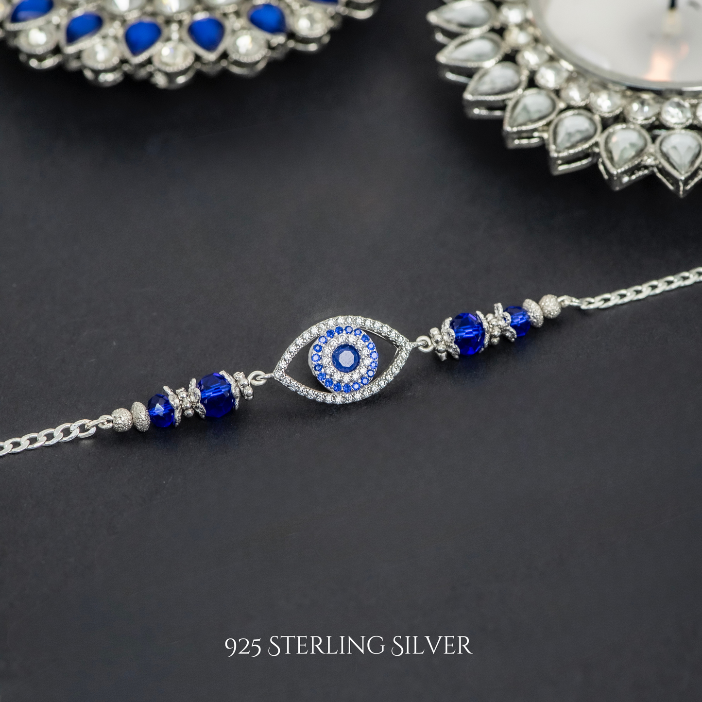 Evil Eye 925 Sterling Silver Designer Bracelet
