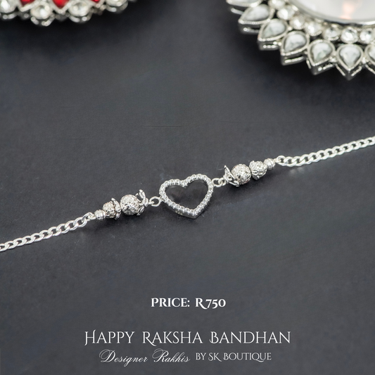 Heart 925 Steriling Silver Designer Bracelet