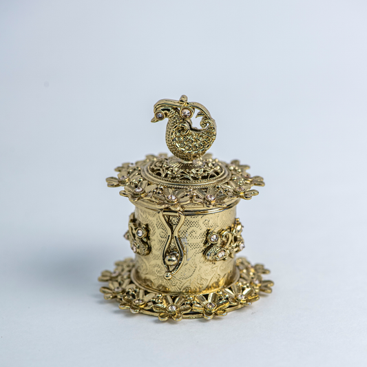 Peacock Sindoor Container