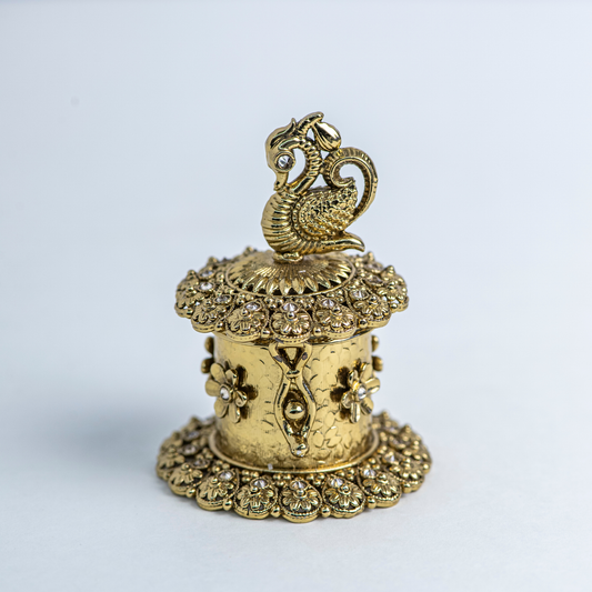 Peacock Sindoor Container