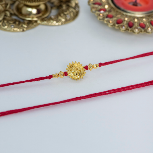 Tamil Aum with Rudraksh Designer Laxmi String