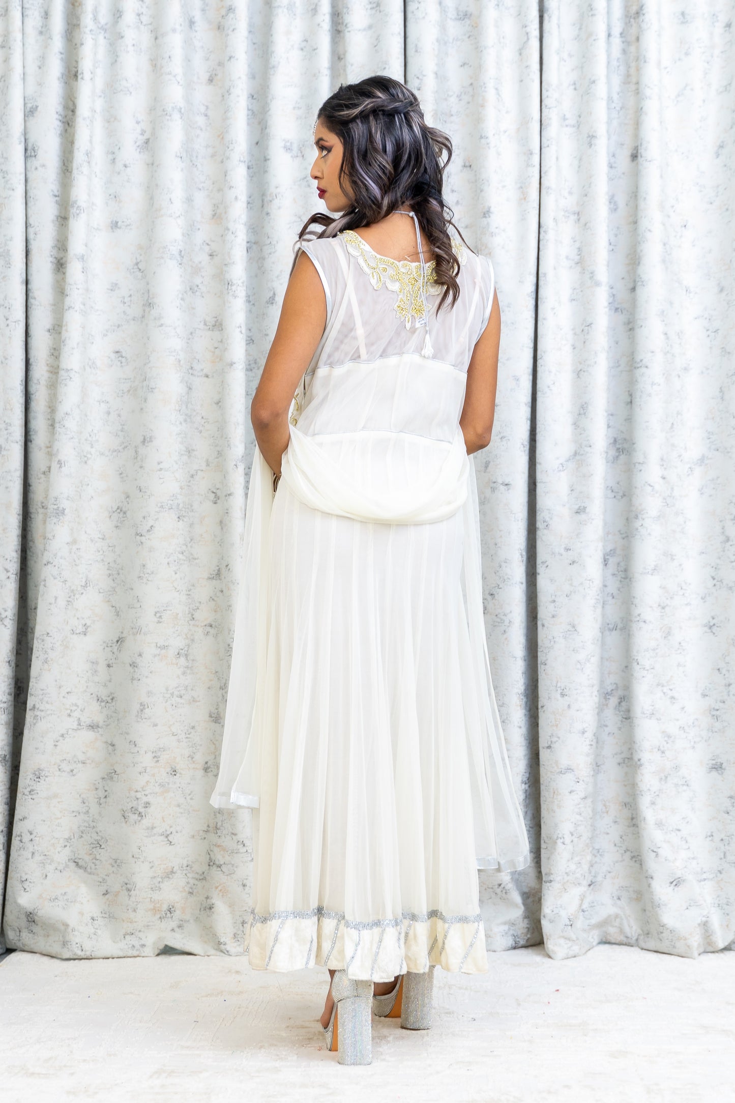 White Punjabi Set