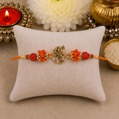 Hanuman with Jhumki Designer Rakhi