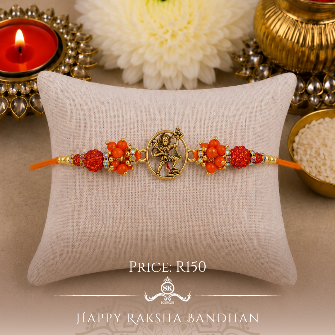 Hanuman with Jhumki Designer Rakhi