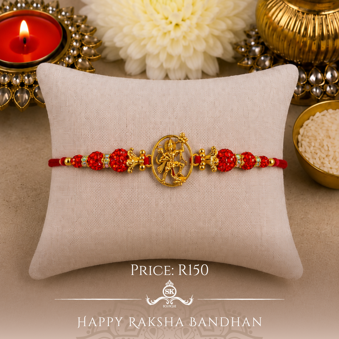 Hanuman with Swarovski Designer Rakhi