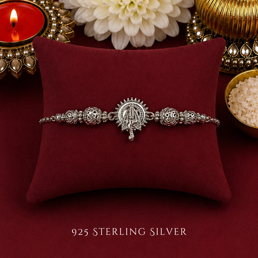 Ganesha 925 Sterling Silver Designer Bracelet