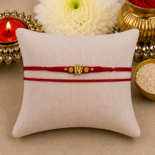 Mini Knotted Ganesha Designer Laxmi String