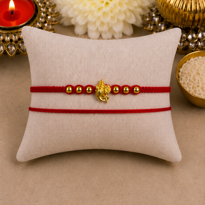 Knotted Ganesha Designer Laxmi String