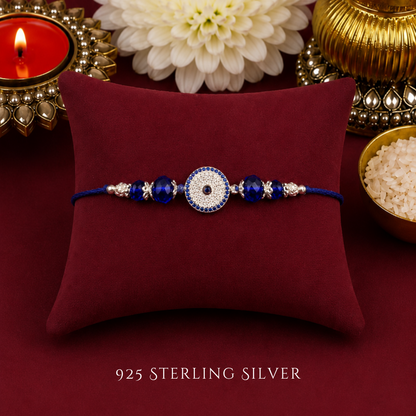 Evil Eye 925 Sterling Silver Designer Rakhi