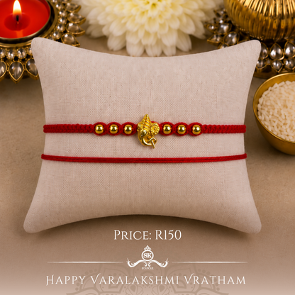 Knotted Ganesha Designer Laxmi String