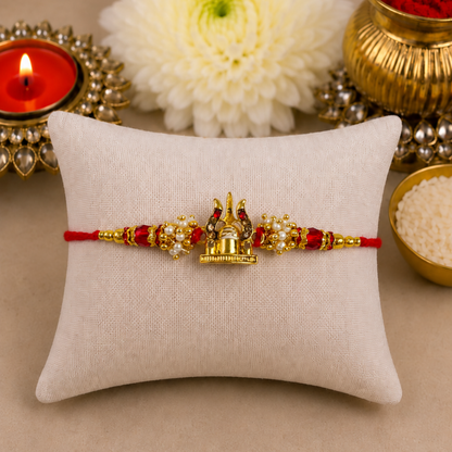 Shivling with Jhumkis Designer Rakhi