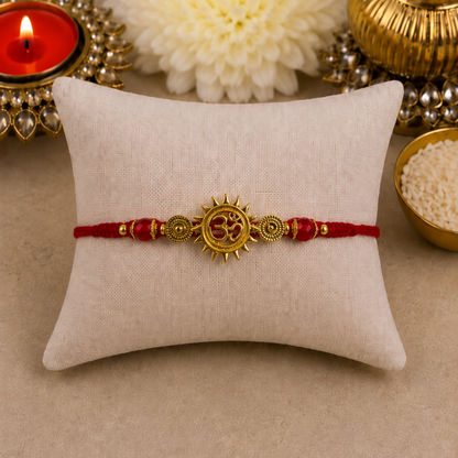 Aum Knotted Designer Rakhi
