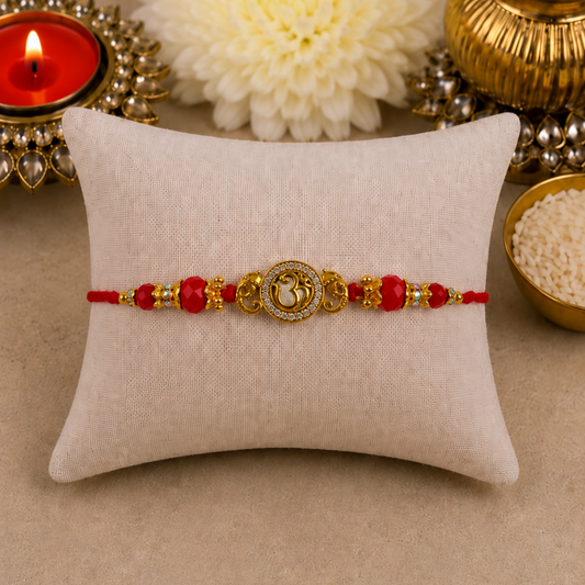 Aum with Ganesh Designer Rakhi
