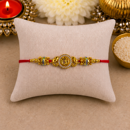 Aum with Ganesh Designer Rakhi