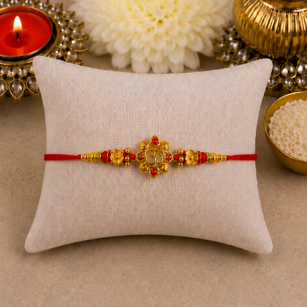Cutout Aum Designer Rakhi