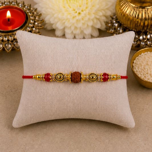 XL Rudraksh Designer Rakhi