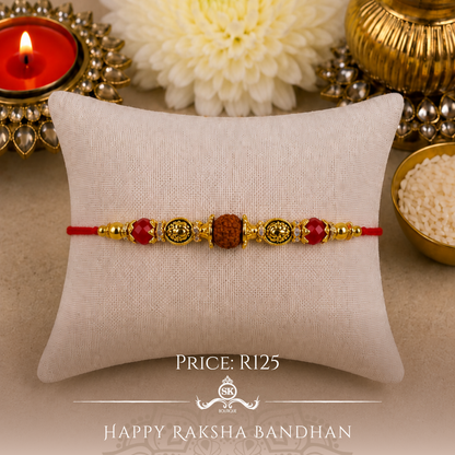 XL Rudraksh Designer Rakhi