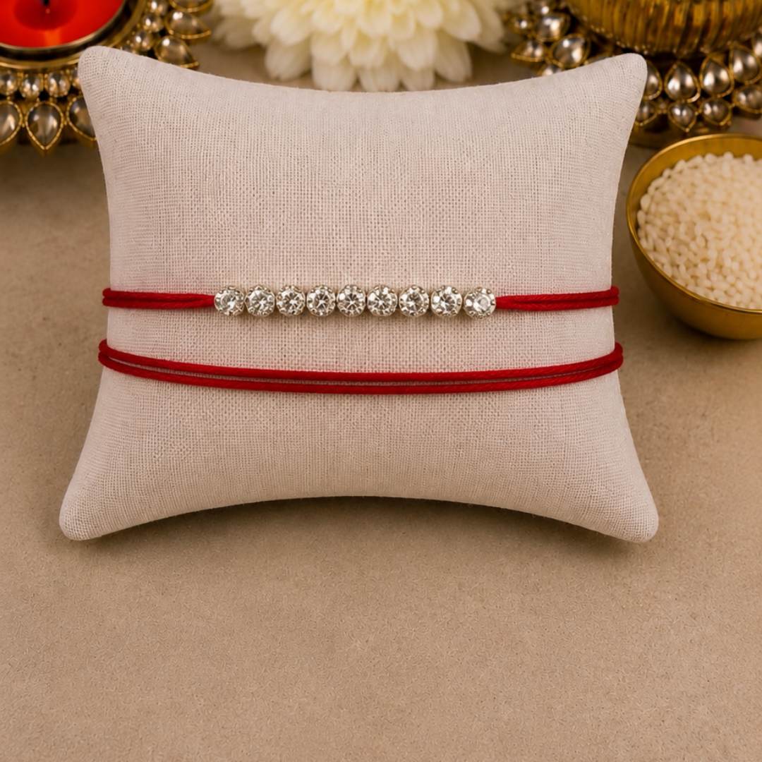 9 Silver Swarovski Designer Laxmi Sting